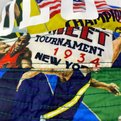 【中古品】【メンズ/レディース】 POLO RALPH LAUREN ポロ・ラルフローレン REVERSIBLE OLYMPIC HAT リバーシブル オリンピック バケットハット 帽子 服飾雑貨 185-251219-ay-05-izu カラー：グリーン/マルチ 万代Net店