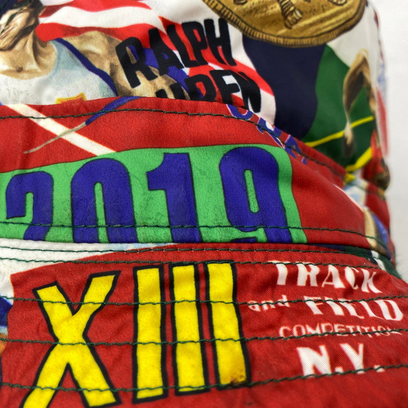 【中古品】【メンズ/レディース】 POLO RALPH LAUREN ポロ・ラルフローレン REVERSIBLE OLYMPIC HAT リバーシブル オリンピック バケットハット 帽子 服飾雑貨 185-251219-ay-05-izu カラー：グリーン/マルチ 万代Net店