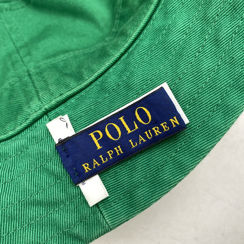 【中古品】【メンズ/レディース】 POLO RALPH LAUREN ポロ・ラルフローレン REVERSIBLE OLYMPIC HAT リバーシブル オリンピック バケットハット 帽子 服飾雑貨 185-251219-ay-05-izu カラー：グリーン/マルチ 万代Net店