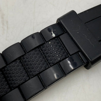 【現状渡し品】【メンズ/レディース】 EMPORIO ARMANI エンポリオ・アルマーニ AR-5856 DIVERS CHRONOGRAPH QUARTZ ダイバーズ クロノグラフ クォーツ 腕時計 時計 198-260606-ya-04-izu カラー：シルバー×ブラック 万代Net店