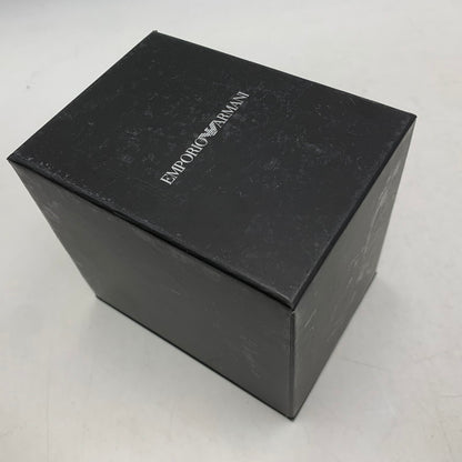 【現状渡し品】【メンズ/レディース】 EMPORIO ARMANI エンポリオ・アルマーニ AR-5856 DIVERS CHRONOGRAPH QUARTZ ダイバーズ クロノグラフ クォーツ 腕時計 時計 198-260606-ya-04-izu カラー：シルバー×ブラック 万代Net店