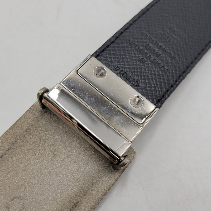 【中古品】【メンズ/レディース】 LOUIS VUITTON ルイ・ヴィトン CT5018 M9632T ダミエ・グラフィット サンチュール アンバントゥール ベルト リバーシブル 服飾雑貨 小物 アクセサリー 179-251219-ay-11-izu サイズ：85/34 カラー：シルバー×ブラック 万代Net店