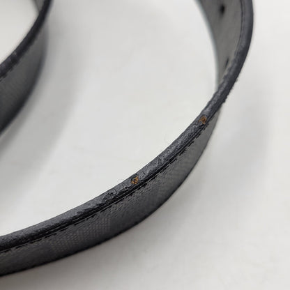 【中古品】【メンズ/レディース】 LOUIS VUITTON ルイ・ヴィトン CT5018 M9632T ダミエ・グラフィット サンチュール アンバントゥール ベルト リバーシブル 服飾雑貨 小物 アクセサリー 179-251219-ay-11-izu サイズ：85/34 カラー：シルバー×ブラック 万代Net店