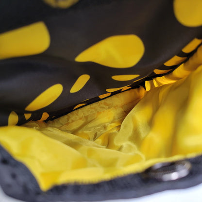 【中古美品】【メンズ/レディース】 XLARGE エクストララージ × PORTER ポーター × YAYOI KUSAMA 草間彌生 2WAY HELMET BAG ヘルメット バッグ ドット柄 コラボ 鞄 カバン 188-251219-ay-10-izu サイズ：ONESIZE カラー：ブラック×イエロー 万代Net店