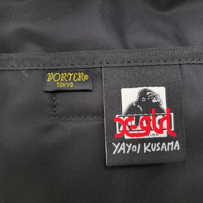 【中古美品】【メンズ/レディース】 XLARGE エクストララージ × PORTER ポーター × YAYOI KUSAMA 草間彌生 2WAY HELMET BAG ヘルメット バッグ ドット柄 コラボ 鞄 カバン 188-251219-ay-10-izu サイズ：ONESIZE カラー：ブラック×イエロー 万代Net店