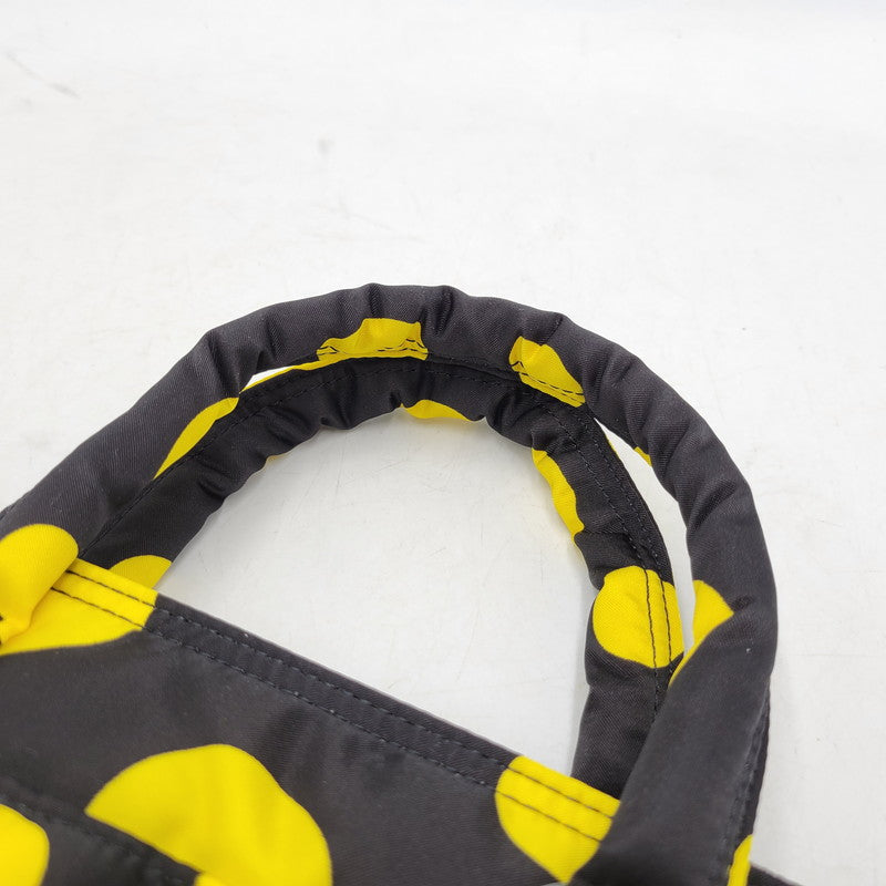 【中古美品】【メンズ/レディース】 XLARGE エクストララージ × PORTER ポーター × YAYOI KUSAMA 草間彌生 2WAY HELMET BAG ヘルメット バッグ ドット柄 コラボ 鞄 カバン 188-251219-ay-10-izu サイズ：ONESIZE カラー：ブラック×イエロー 万代Net店
