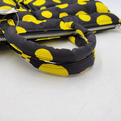【中古美品】【メンズ/レディース】 XLARGE エクストララージ × PORTER ポーター × YAYOI KUSAMA 草間彌生 2WAY HELMET BAG ヘルメット バッグ ドット柄 コラボ 鞄 カバン 188-251219-ay-10-izu サイズ：ONESIZE カラー：ブラック×イエロー 万代Net店
