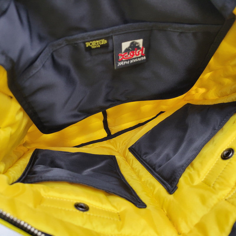 【中古美品】【メンズ/レディース】 XLARGE エクストララージ × PORTER ポーター × YAYOI KUSAMA 草間彌生 2WAY HELMET BAG ヘルメット バッグ ドット柄 コラボ 鞄 カバン 188-251219-ay-10-izu サイズ：ONESIZE カラー：ブラック×イエロー 万代Net店