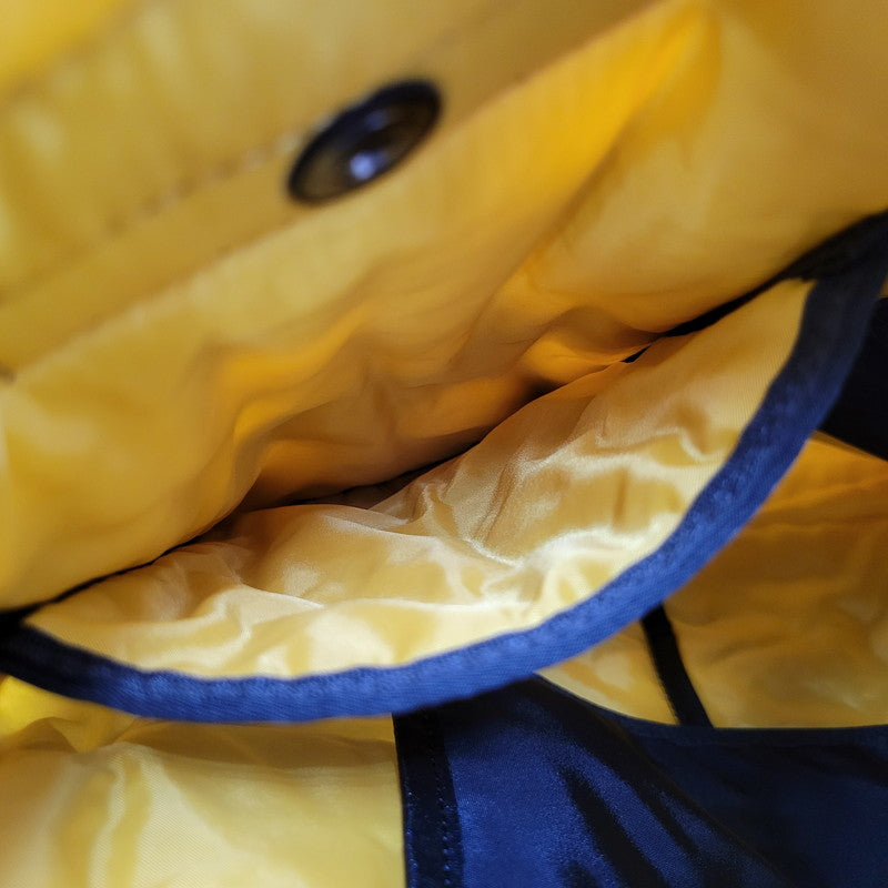 【中古美品】【メンズ/レディース】 XLARGE エクストララージ × PORTER ポーター × YAYOI KUSAMA 草間彌生 2WAY HELMET BAG ヘルメット バッグ ドット柄 コラボ 鞄 カバン 188-251219-ay-10-izu サイズ：ONESIZE カラー：ブラック×イエロー 万代Net店