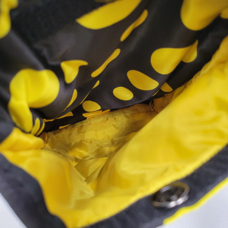 【中古美品】【メンズ/レディース】 XLARGE エクストララージ × PORTER ポーター × YAYOI KUSAMA 草間彌生 2WAY HELMET BAG ヘルメット バッグ ドット柄 コラボ 鞄 カバン 188-251219-ay-10-izu サイズ：ONESIZE カラー：ブラック×イエロー 万代Net店