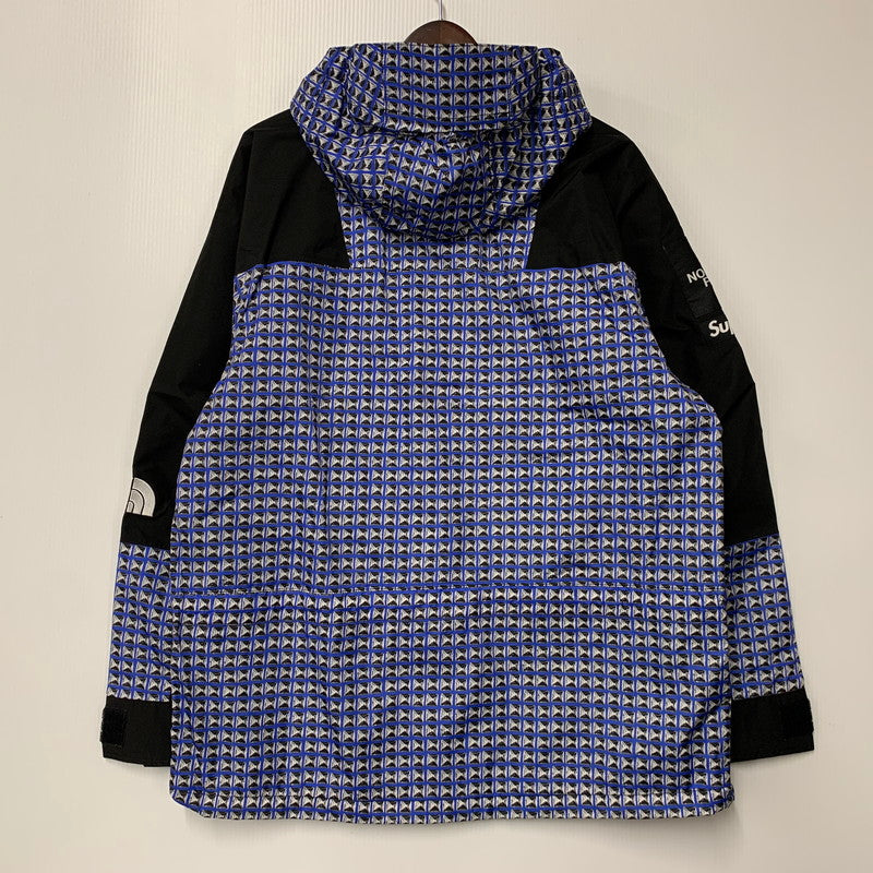 【中古美品】【メンズ】 Supreme シュプリーム × THE NORTH FACE ザ・ノースフェイス 21SS STUDDED MOUNTAIN LIGHT JACKET NP12103I スタッズド マウンテン ライト ジャケット アウター 149-251219-ay-01-izu サイズ：M カラー：ロイヤルブルースタディッドプリント 万代Net店