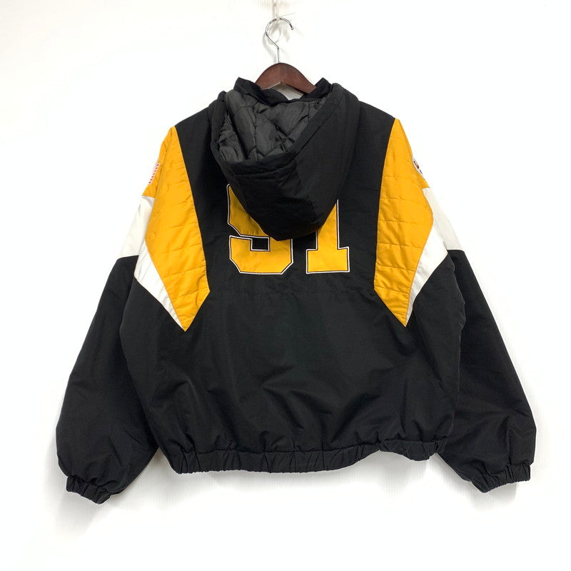 【中古品】【メンズ】 XLARGE エクストララージ x STARTER BLACK LABEL スターターブラックレーベル HALF ZIP JACKET ハーフ ジップ ジャケット アウター 142-251225-ya-08-izu サイズ：L カラー：BLACK 万代Net店