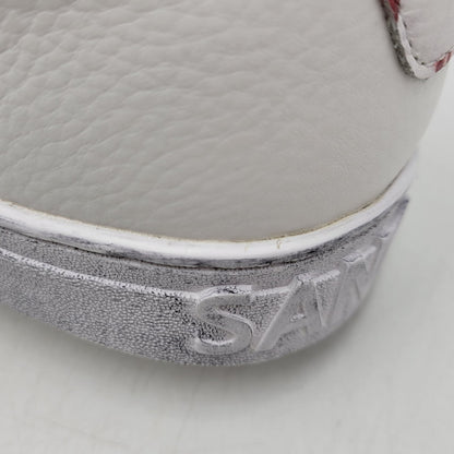 【中古美品】【メンズ】 Sangacio サンガッチョ × JEAN MICHEL BASQUIAT ジャン ミシェル バスキア SG8 スニーカー シューズ 靴 162-251220-as-05-izu サイズ：27cm カラー：WHITE/RED 万代Net店