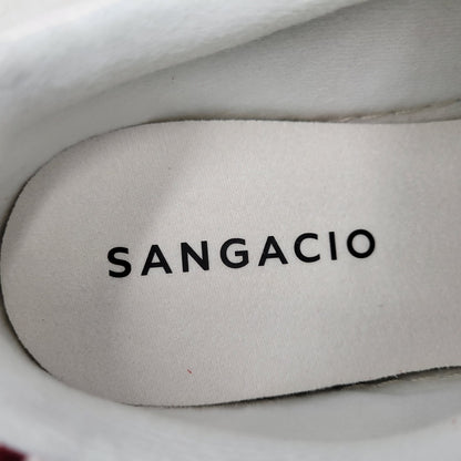 【中古美品】【メンズ】 Sangacio サンガッチョ × JEAN MICHEL BASQUIAT ジャン ミシェル バスキア SG8 スニーカー シューズ 靴 162-251220-as-05-izu サイズ：27cm カラー：WHITE/RED 万代Net店