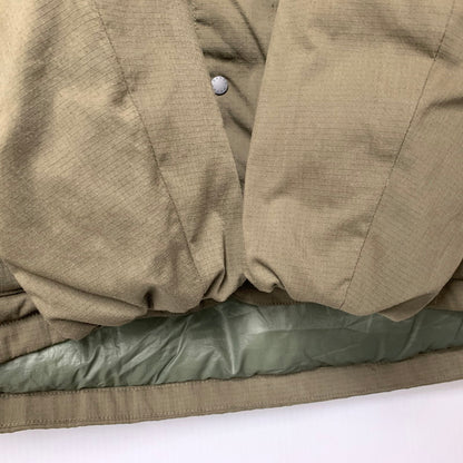 【中古品】【メンズ】 NANGA ナンガ HINOC RIPSTOP INNER DOWN CARDIGAN ヒノック リップストップ インナー ダウン カーディガン トップス 長袖 144-251220-cs-19-izu サイズ：M カラー：カーキ 万代Net店