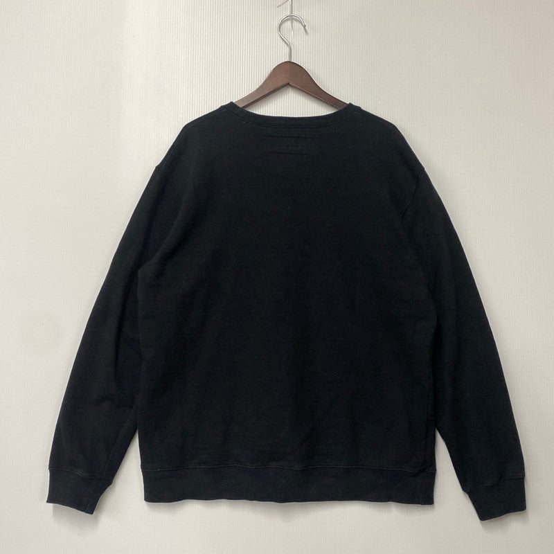 【中古品】【メンズ】 SLUB C-CREW.LS スウェット トップス 201FHNH-CSM01 142-260108-yn-03-izu サイズ：L カラー：ブラック 万代Net店