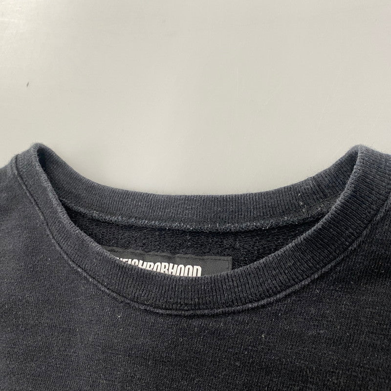 【中古品】【メンズ】 SLUB C-CREW.LS スウェット トップス 201FHNH-CSM01 142-260108-yn-03-izu サイズ：L カラー：ブラック 万代Net店