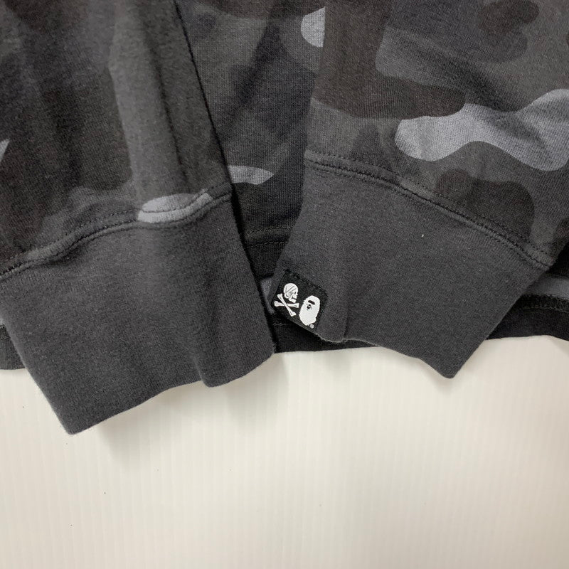 【中古品】【メンズ】 A BATHING APE × NEIGHBORHOOD ア ベイシング エイプ×ネイバーフッド 001LTE731910X CAMO LOGO LS TEE カモ ロゴ ロングスリーブ ティー トップス 長袖 142-251220-cs-17-izu サイズ：L カラー：ブラック 万代Net店