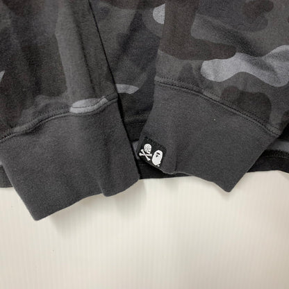 【中古品】【メンズ】 A BATHING APE × NEIGHBORHOOD ア ベイシング エイプ×ネイバーフッド 001LTE731910X CAMO LOGO LS TEE カモ ロゴ ロングスリーブ ティー トップス 長袖 142-251220-cs-17-izu サイズ：L カラー：ブラック 万代Net店