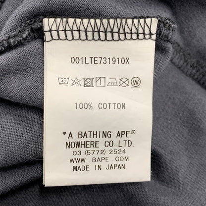 【中古品】【メンズ】 A BATHING APE × NEIGHBORHOOD ア ベイシング エイプ×ネイバーフッド 001LTE731910X CAMO LOGO LS TEE カモ ロゴ ロングスリーブ ティー トップス 長袖 142-251220-cs-17-izu サイズ：L カラー：ブラック 万代Net店
