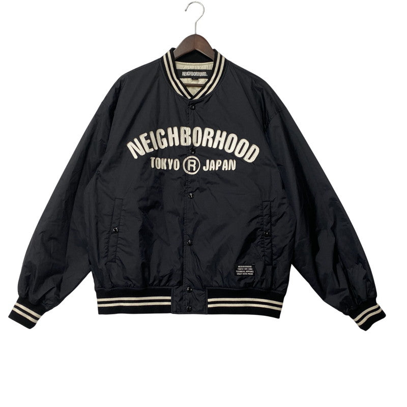 【中古品】【メンズ】 BASEBALL JACKET ベースボール ジャケット アウター 222TSHN-JKM08 22AW 142-260108-yn-09-izu サイズ：M カラー：ブラック 万代Net店