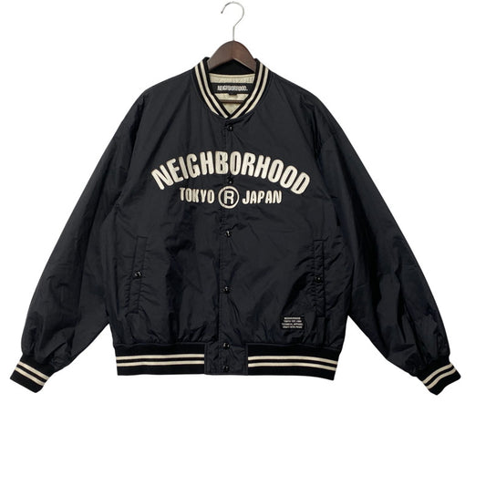 【中古品】【メンズ】 BASEBALL JACKET ベースボール ジャケット アウター 222TSHN-JKM08 22AW 142-260108-yn-09-izu サイズ：M カラー：ブラック 万代Net店