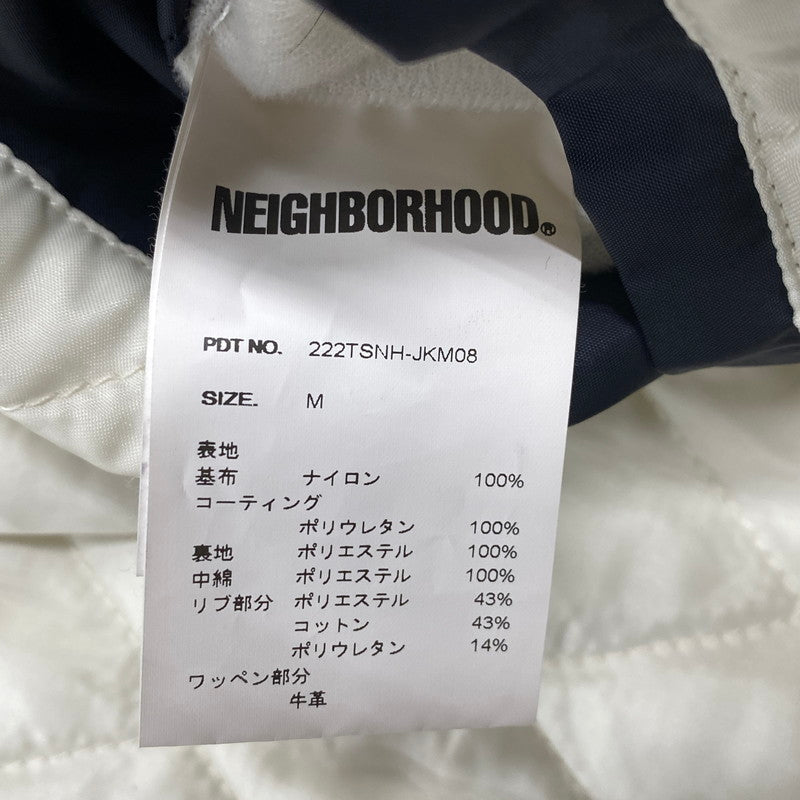 【中古品】【メンズ】 BASEBALL JACKET ベースボール ジャケット アウター 222TSHN-JKM08 22AW 142-260108-yn-09-izu サイズ：M カラー：ブラック 万代Net店