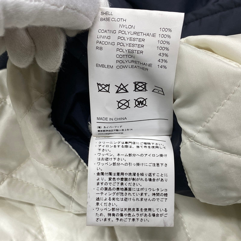 【中古品】【メンズ】 BASEBALL JACKET ベースボール ジャケット アウター 222TSHN-JKM08 22AW 142-260108-yn-09-izu サイズ：M カラー：ブラック 万代Net店