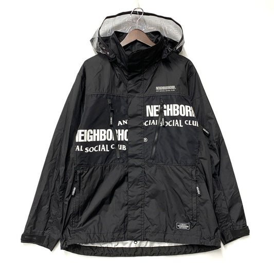 【現状渡し品】【メンズ】 NEIGHBORHOOD × ANTI SOCIAL SOCIAL CLUB ネイバーフッド ×アンチソーシャルソーシャルクラブ 192TSASN-JKM01S 19AW ASSC ECWCS HOODED NYLON JACKET フーデッド ナイロン ジャケット アウター 142-251220-cs-16-izu サイズ：L カラー：ブラック 万代Net店