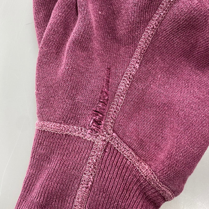 【中古品】【メンズ】 USED VINTAGE ヴィンテージ COLLEGE LOGO RAGLAN SWEATSHIRT カレッジ ロゴ ラグラン スウェット シャツ トレーナー トップス 長袖 146-251224-kh-04-izu カラー：ボルドー 万代Net店
