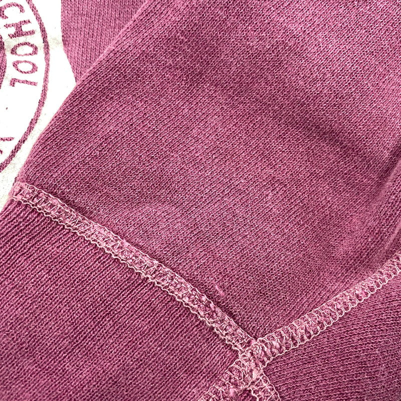 【中古品】【メンズ】 USED VINTAGE ヴィンテージ COLLEGE LOGO RAGLAN SWEATSHIRT カレッジ ロゴ ラグラン スウェット シャツ トレーナー トップス 長袖 146-251224-kh-04-izu カラー：ボルドー 万代Net店