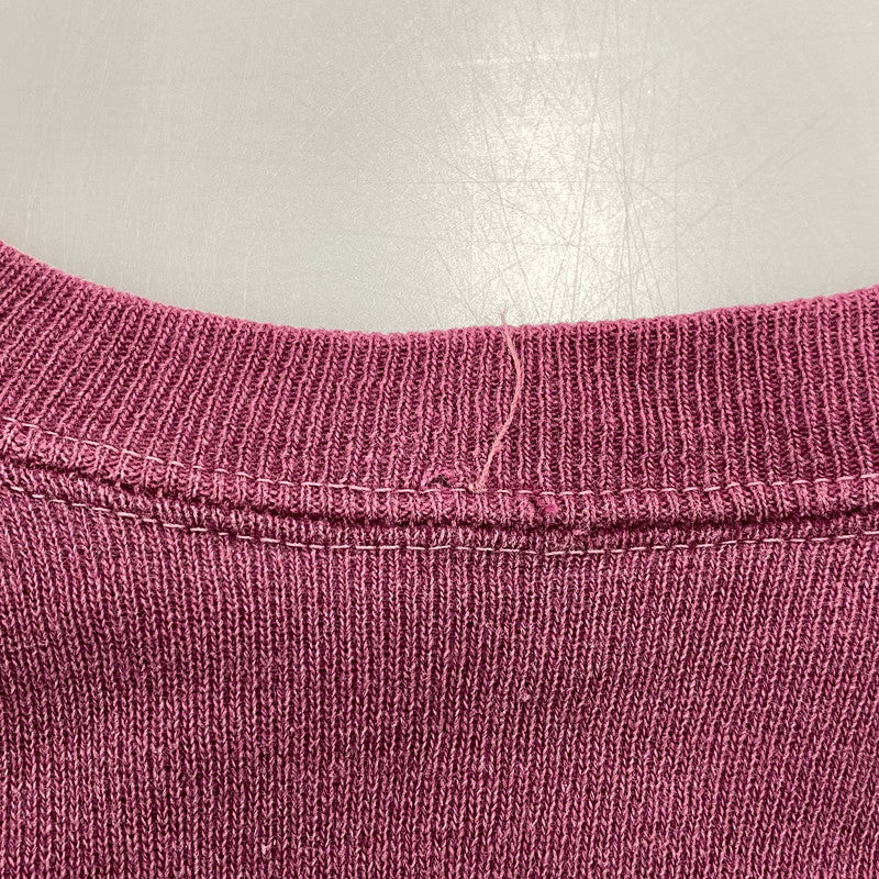 【中古品】【メンズ】 USED VINTAGE ヴィンテージ COLLEGE LOGO RAGLAN SWEATSHIRT カレッジ ロゴ ラグラン スウェット シャツ トレーナー トップス 長袖 146-251224-kh-04-izu カラー：ボルドー 万代Net店