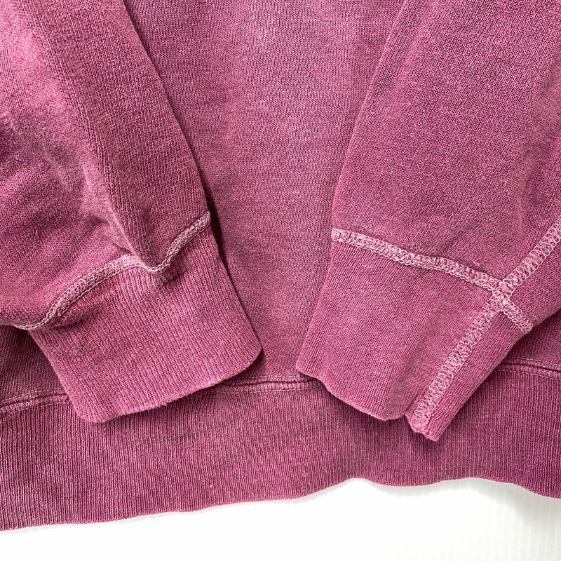 【中古品】【メンズ】 USED VINTAGE ヴィンテージ COLLEGE LOGO RAGLAN SWEATSHIRT カレッジ ロゴ ラグラン スウェット シャツ トレーナー トップス 長袖 146-251224-kh-04-izu カラー：ボルドー 万代Net店