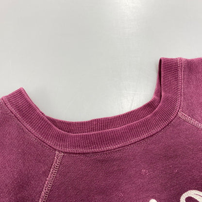 【中古品】【メンズ】 USED VINTAGE ヴィンテージ COLLEGE LOGO RAGLAN SWEATSHIRT カレッジ ロゴ ラグラン スウェット シャツ トレーナー トップス 長袖 146-251224-kh-04-izu カラー：ボルドー 万代Net店