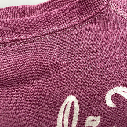 【中古品】【メンズ】 USED VINTAGE ヴィンテージ COLLEGE LOGO RAGLAN SWEATSHIRT カレッジ ロゴ ラグラン スウェット シャツ トレーナー トップス 長袖 146-251224-kh-04-izu カラー：ボルドー 万代Net店