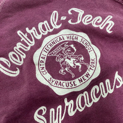 【中古品】【メンズ】 USED VINTAGE ヴィンテージ COLLEGE LOGO RAGLAN SWEATSHIRT カレッジ ロゴ ラグラン スウェット シャツ トレーナー トップス 長袖 146-251224-kh-04-izu カラー：ボルドー 万代Net店