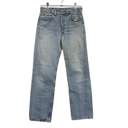 【現状渡し品】【メンズ】 Levi's リーバイス 501 DENIM PANTS デニム パンツ 00501-0190 USA製 82年製 80S 501刻印 157-251226-yn-03-izu サイズ：W32 L32 カラー：ライトインディゴ 万代Net店