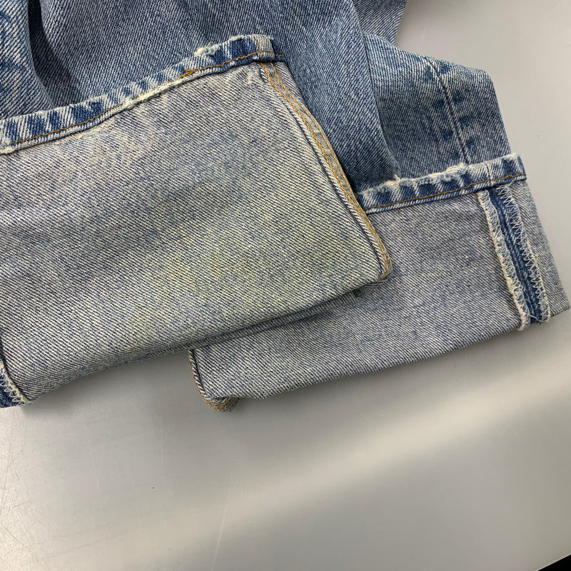 【現状渡し品】【メンズ】 Levi's リーバイス 501 DENIM PANTS デニム パンツ 00501-0190 USA製 82年製 80S 501刻印 157-251226-yn-03-izu サイズ：W32 L32 カラー：ライトインディゴ 万代Net店