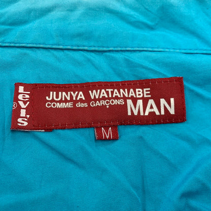 【現状渡し品】【メンズ】 JUNYA WATANABE MAN COMME DES GARCONS × LEVI'S ジュンヤ ワタナベ マン コムデギャルソン×リーバイス WE-J011 LS SHIRT JACKET ロングスリーブ シャツ ジャケット トップス 長袖 140-251220-cs-18-izu サイズ：M カラー：ブルー 万代Net店
