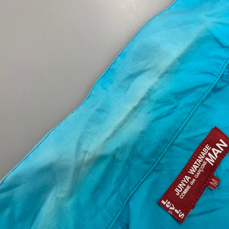 【現状渡し品】【メンズ】 JUNYA WATANABE MAN COMME DES GARCONS × LEVI'S ジュンヤ ワタナベ マン コムデギャルソン×リーバイス WE-J011 LS SHIRT JACKET ロングスリーブ シャツ ジャケット トップス 長袖 140-251220-cs-18-izu サイズ：M カラー：ブルー 万代Net店