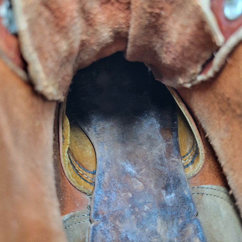 【現状渡し品】【メンズ】 IRISH SETTER 8875 アイリッシュセッター ブーツ 新四角犬タグ USA製 シューズ 靴 164-251221-as-11-izu サイズ：7 1/2E カラー：ブラウン 万代Net店