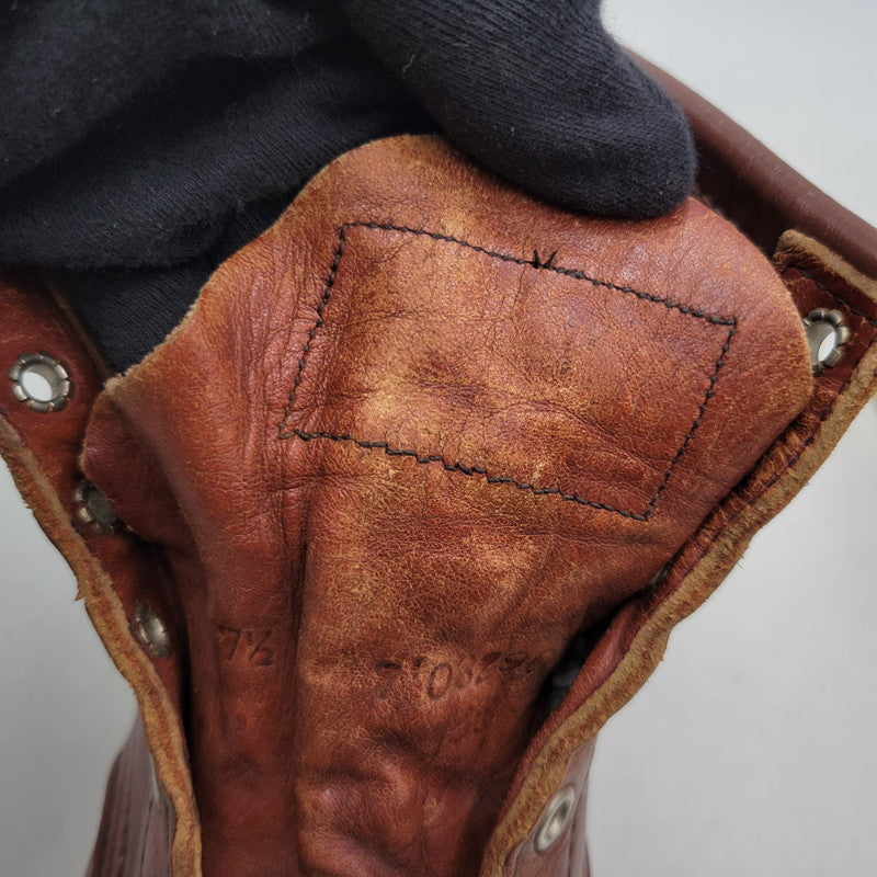 【現状渡し品】【メンズ】 IRISH SETTER 8875 アイリッシュセッター ブーツ 新四角犬タグ USA製 シューズ 靴 164-251221-as-11-izu サイズ：7 1/2E カラー：ブラウン 万代Net店