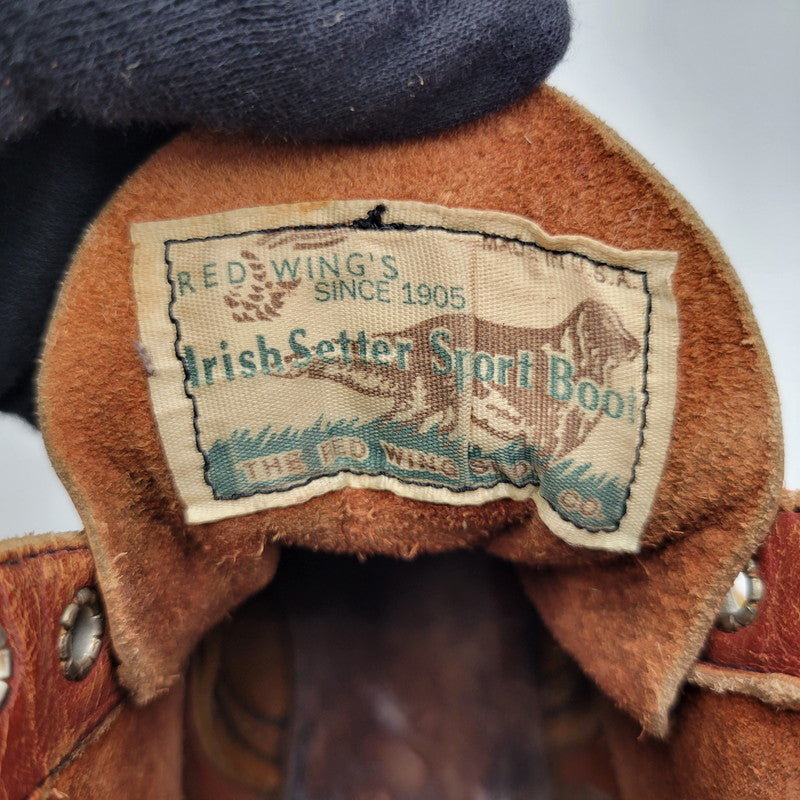 【現状渡し品】【メンズ】 IRISH SETTER 8875 アイリッシュセッター ブーツ 新四角犬タグ USA製 シューズ 靴 164-251221-as-11-izu サイズ：7 1/2E カラー：ブラウン 万代Net店