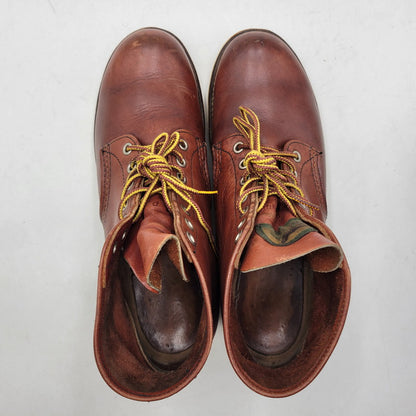 【中古品】【メンズ】 IRISH SETTER 8166 アイリッシュセッター ブーツ 半円犬タグ シューズ 靴 164-251221-as-08-izu サイズ：8D カラー：ブラウン 万代Net店