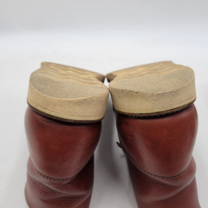 【中古品】【メンズ】 IRISH SETTER 8166 アイリッシュセッター ブーツ 半円犬タグ シューズ 靴 164-251221-as-08-izu サイズ：8D カラー：ブラウン 万代Net店