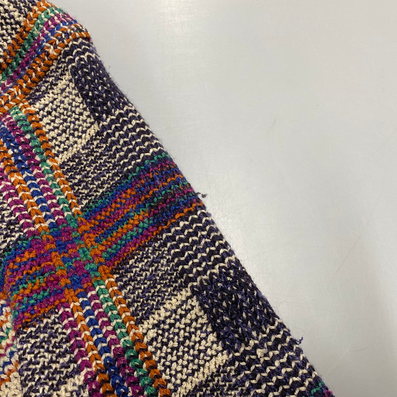 【現状渡し品】【メンズ】 USED ユーズド PATCHWORK KNIT CARDIGAN パッチワーク ニット カーディガン 146-260104-yn-04-izu サイズ：M カラー：マルチ 万代Net店