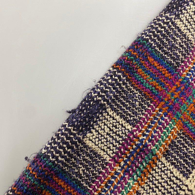 【現状渡し品】【メンズ】 USED ユーズド PATCHWORK KNIT CARDIGAN パッチワーク ニット カーディガン 146-260104-yn-04-izu サイズ：M カラー：マルチ 万代Net店