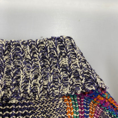 【現状渡し品】【メンズ】 USED ユーズド PATCHWORK KNIT CARDIGAN パッチワーク ニット カーディガン 146-260104-yn-04-izu サイズ：M カラー：マルチ 万代Net店