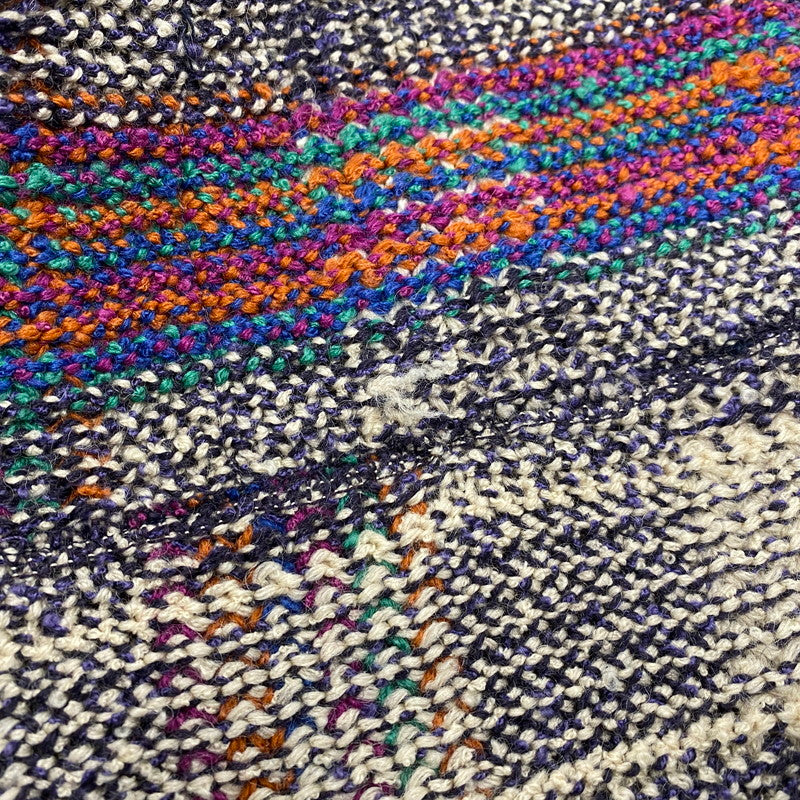 【現状渡し品】【メンズ】 USED ユーズド PATCHWORK KNIT CARDIGAN パッチワーク ニット カーディガン 146-260104-yn-04-izu サイズ：M カラー：マルチ 万代Net店