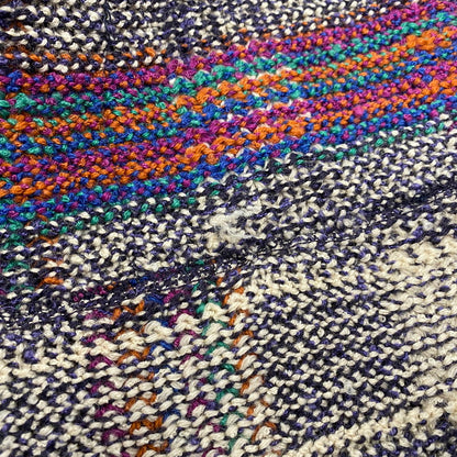 【現状渡し品】【メンズ】 USED ユーズド PATCHWORK KNIT CARDIGAN パッチワーク ニット カーディガン 146-260104-yn-04-izu サイズ：M カラー：マルチ 万代Net店